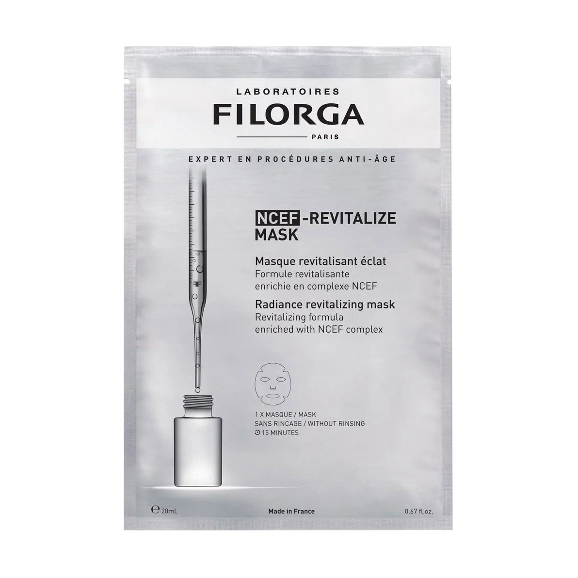 Уцінка! Тканинна маска для обличчя Filorga NCEF-Revitalize Mask, 20 мл